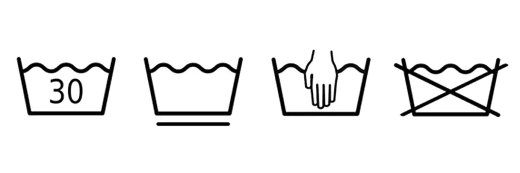 símbolos de las etiquetas de la ropa a tener en cuenta para un lavado correcto